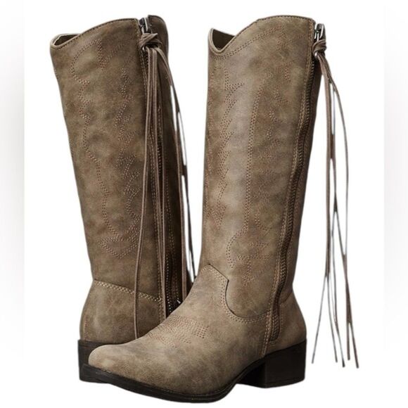 Madden Girl Durant Southern Country Stone Boots - Picture 1 of 7